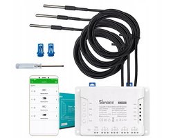 Sonoff 4CH PRO R3 WiFi 4-kanaals schakelaar met DS18B20 temperatuursensor