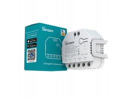 Sonoff Dual R3: Slank Rolgordijn & Energiemeter (2 Kanalen)