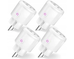 Surfou bsd34 Smart Sockets Witte 4 stuks WiFi-socket