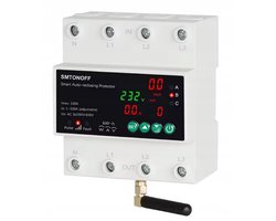 Tuya WiFi 3-fase Schakelaar 4P 100A set Prepaid Meter