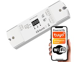 Tuya WiFi RGBIC LED Controller 5-24V voor Trappen met 2 Knoppen