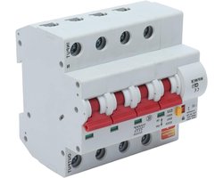 Wifi Stroomonderbreker met Afstandsbediening en Veiligheidsslot - Vlamvertragende Shell - 4 Polig - AC400V - 32A