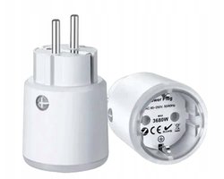 Wit Zigbee Stopcontact 20A 3690W - Slimme Meter & Timer