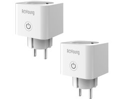 WLAN-stopcontact 16 A 24 GHz compatibel met Alexa/Google Home - stroomverbruik meten - spraakbediening - app afstandsbediening