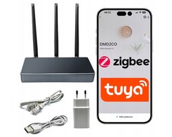Zigbee 3.0 Gateway Tuya Wi-F/LAN RJ45 - 3 Antennes