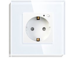 Zigbee Smart Outlet met Glasplaat - Tuya Geschikt