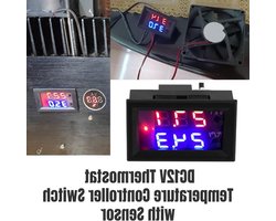 Allecto Plus - Digitale Multifunctionele Thermostaat voor CC 12V met Sensor - Programmeerbaar - Energiebesparing