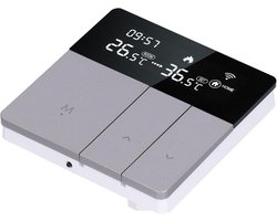 Allecto - WiFi Temperatuurregelaar - APP Voice Control - Intelligent Thermostaat - 3.4x3.4x1.6in - Afstandsbediening - Geschikt voor thuis en kanto...