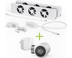 Bundle: Tado X SRT Kit + Speedcomfort DUO - Energiezuinig – 2 x zo snel warm - Tot 22% energiebesparing – Simpel te plaatsen - incl. Matter Bridge