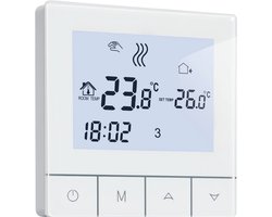 Digitale Programmeerbare Week Thermostaat met LCD Touchscreen voor Slimme Waterverwarming