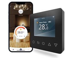 Digitale Thermostaat voor Vloerverwarming met Wekelijkse Programma's en Wifi