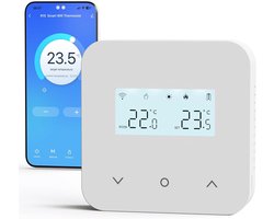 Draadloze programmeerbare thermostaat voor 2-draads gasketel met spraakbesturing