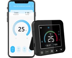 Draadloze programmeerbare wifi-thermostaat voor airconditioning en warmtepompen