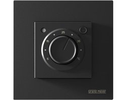 Elektronische thermostaat MST-9n Zwart, compatibel met twee maten (46×46 of 56×56 mm), Grand Meyer