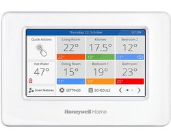 Honeywell Home evhome bedienpaneel – Slimme draadloze zoneregeling tot 12 zones (ATC938G4000)