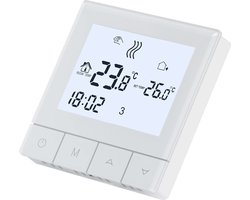 Intelligente Kamerthermostaat met LCD Touchscreen - Programmeerbare Thermostaat voor Vloerverwarming