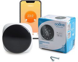 Intelligente wifi-thermostaat met touchscreen, programmeerbaar en compatibel met Alexa en Google Assistant