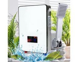 MKSS® Doorstroomverwarmer Met Douchekop set – Doorstromer met Toucheknop – Doorstromer Douche Elektrisch