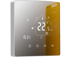 MKSS® Thermostaat voor cv - Draadloos met Wifi - Met App - Wit