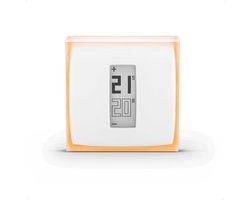 Netatmo Slimme Thermostaat - Smart Thermostaat voor CV - Werkt met Google Home, Alexa & Apple Homekit - Draadloos - Wit