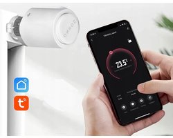 ORNO - Slimme WiFi Thermostaat Knoppen | Slimme Radiatorknoppen | Thermostaatknoppen | Bedienen met App