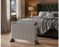 Premium Oliegevulde Elektrische Radiator 2000W met 9 Verwarmingselementen, Thermostaat & Frostbescherming – Stil, Energiezuinig & Draagbaar – 65 x 47 x 16 cm – Novihome