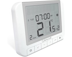 Programmeerbare Ruimteregelaar met Opentherm Ondersteuning en Groot Display, Wit