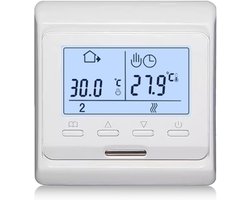 Programmeerbare Thermostaat voor Vloerverwarming - LCD Digitaal Weekprogramma
