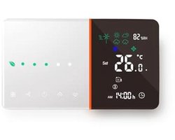 Programmeerbare Wi-Fi Thermostaat met Touchscreen voor Verwarming en Koeling - Afstandsbediening via Smartphone