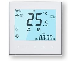 Programmeerbare Wifi Thermostaat met Touchscreen voor Verwarming & Koeling - Smart Home Compatibel met Alexa & Google Home