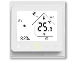 Programmeerde Wi-Fi Thermostaat met Touchscreen | Afstandsbediening via Smartphone | Compatibel met Alexa en Google Home