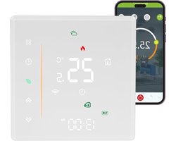 Provento - Intelligente wifi-thermostaat voor gasketel, digitaal en compatibel met Smart Life, Google Home en Alexa, 5A 230V