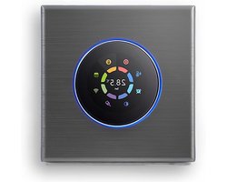 Provento - Programmeerbare Wi-Fi touchscreen thermostaat voor verwarming of airconditioning met compatibiliteit voor Alexa, Google Home en IFTTT.