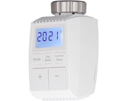 Radiator Thermostaat - Digitale Temperatuurregelaar - Slimme Verwarming - App Bediening LCD - 15 x 5 x 5 cm
