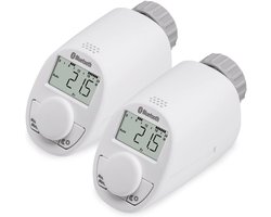 Radiatorthermostaatkop met Bluetooth - 2 stuks voor energiebesparing