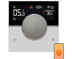 Slimme Digitale WLAN Thermostaat voor Vloerverwarming, Compatibel met Alexa en Smart Life