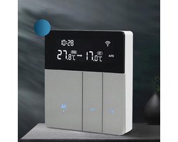 Slimme Programmeerbare WiFi Thermostaat voor CV-Katel, App en Spraakbesturing