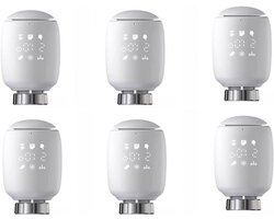 Slimme Radiatorthermostaat met App en WiFi - 6PCS Set