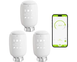 Slimme Radiatorthermostaat met WiFi en Spraakbediening voor Efficiënt Verwarmen