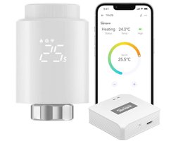 Slimme Radiatorthermostaat met Zigbee voor Thuisautomatisering - Compatibel met Alexa en Google Assistant