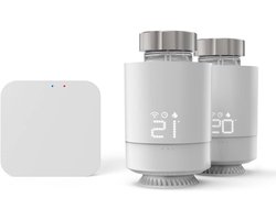 Slimme radiatorthermostaat starterset met hub voor wifi verwarming