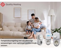 Slimme Thermostaat Adapter voor Stopcontact - Temperatuurregeling & Energiebesparing