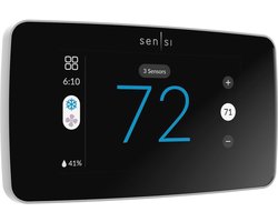 Slimme Thermostaat met Touchscreen Kleurendisplay - Programmeerbaar, WiFi, Compatibel met Alexa, Energiezuinig