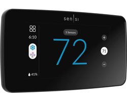 Slimme thermostaat met touchscreen, programmeerbaar, wifi, energiezuinig, werkt met Alexa