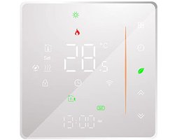 Slimme thermostaat met wifi - programmeerbaar, touchbediening, mobiele app en spraakbesturing
