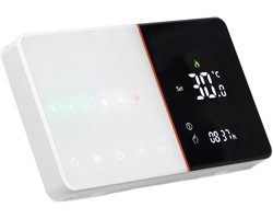 Slimme Thermostaat - Temperatuurregelaar WIFI - Comfort Verwarmen - Ultradun LCD Scherm - 95-240V - Wit