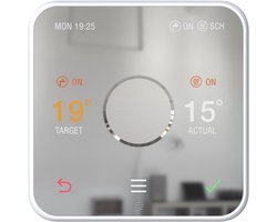 Slimme Thermostaat voor Verwarming en Warm Water Regeling