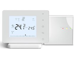 Slimme Thermostaat voor Vloerverwarming en Gasverwarming - Draadloze Programmable Thermostaat met Wifi Functionaliteit