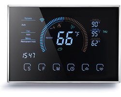 Slimme Thermostaat voor Warmtepomp - Programmeerbare Temperatuurregeling en App Controle