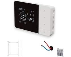 Slimme Thermostaat | Wifi RF | Smart Life App | Spraakbediening | Energie besparen | Vorstbeveiliging | Smartlife | Tuya | Sensor | Beveiliging